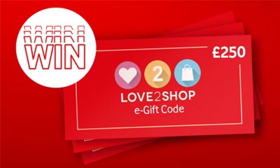 Free £250 Love2Shop e-Gift Codes
