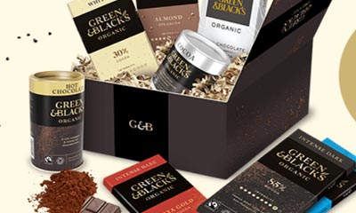 Free Green & Black Hot Chocolate hamper