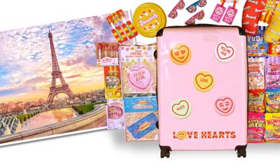 Free Love Hearts Suitcases