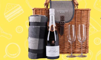 Win a Luxury Champagne Picnic Basket & Rug Set