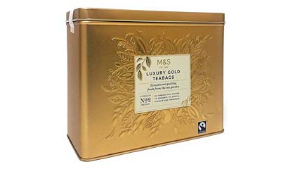 Free M&S Luxury Gold Teabags