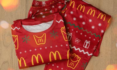 Free McDonald's Christmas Pyjamas