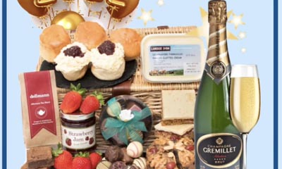 Win a New Year Champagne Cream Tea Hamper