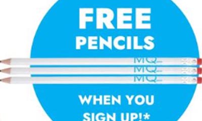 Free pack of pencils