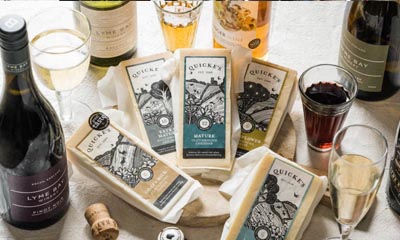 Win a Quicke's Cheese & Wine Hamper