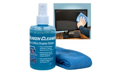 Free Screen Cleaner & Microfibre Cloth