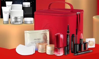 Free Shiseido Christmas Giveaway Bundle