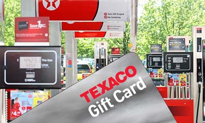 Free Texaco Petrol Gift Card