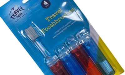 Free Travel Toothbrushes