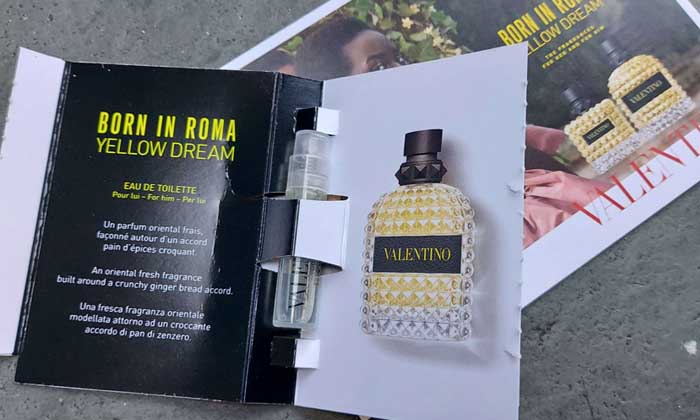 Free Stuff Proof - Valentino Uomo Sample Arrived