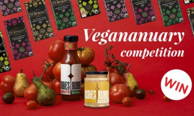 Win Vegan chocolate and sauce