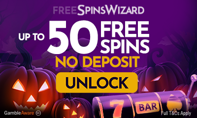 50 Free Spins from Spins Wizard