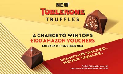 Win Amazon Vouchers with Spar & Toblerone Truffles
