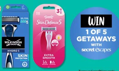 ASDA Wilkinson Sword & Secret Escapes Giveway