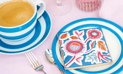 Win a Biscuiteers Tin x Cornishware Bundle