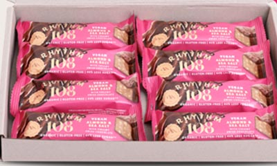 Free Box of Rhythm 108 Vegan Almond bar