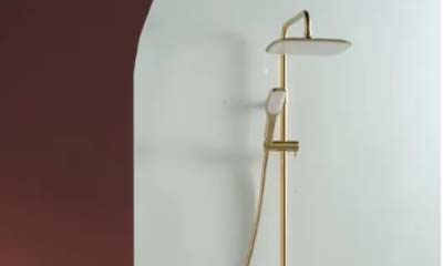 Win a brushed brass mixer shower worth £270