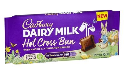 Free Cadbury Hot Cross Bun Chocolate