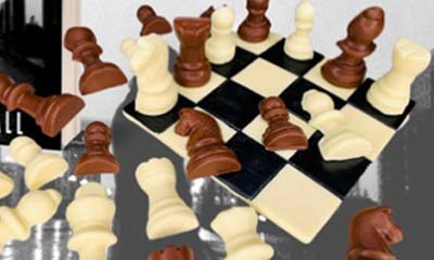 Win a chocolate chess set from chocolate lodge