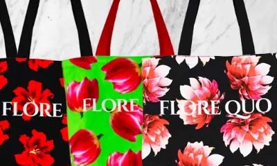 Free Flore QUO Bloomcore Canvas Tote Bag