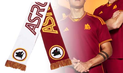 Free AS Roma Signed Jersey and Scarves