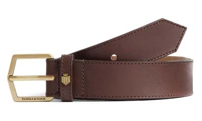 Free Wentworth Mahogany Leather Men's Belt