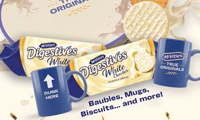 Free McVitie's White Chocolate Digestives Xmas Hamper