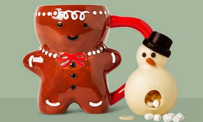 Free Melting Chocolate Snowman and Mug