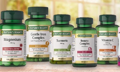 Free Nature's Bounty Supplements