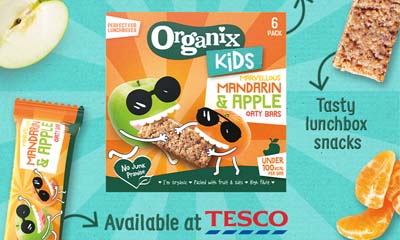 Free Organix Mandarin and Apple Oat Bars