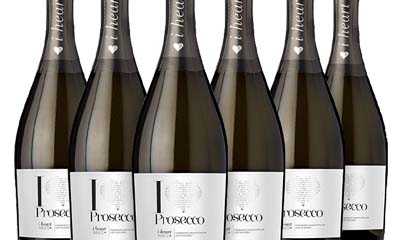 Free iHeart Prosecco Bottles