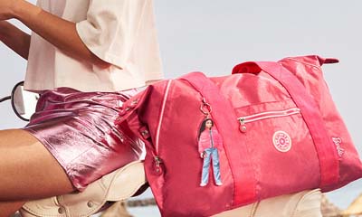 Free Kipling ART M New Barbie Art Medium Tote Bag