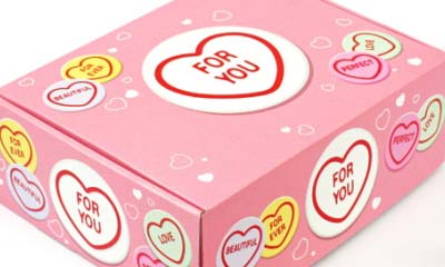 Free Love Hearts Valentine's Box