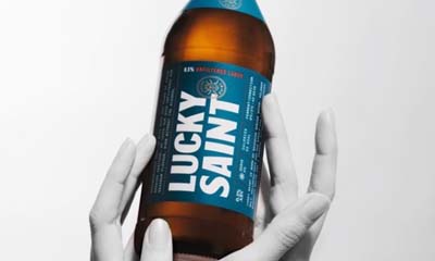 Free Lucky Saint Beer 0.5% ABV