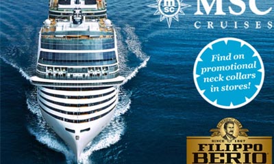 Free Mediterranean cruises on the MSC World Europa