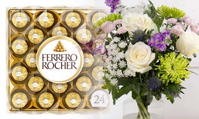 Free Mother's Day Flowers and Ferrero Rocher