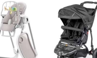 Win a pushchair, highchair and weaning baby bundle