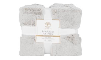 Free Rabbit Faux Fur Throw Blankets