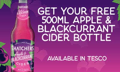 Free Thatchers Apple Blackcurrant Cider Bottle