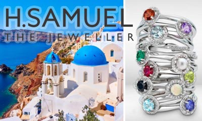 Win a Thomas Cook Holiday and H. Samuel Jewellery