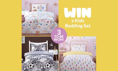 Win 1 of 3 Kids Bedding Sets