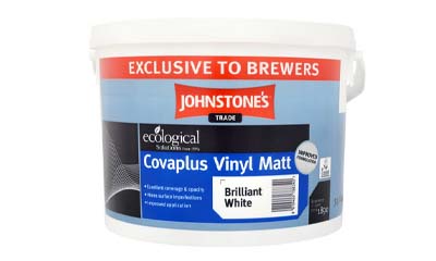 Free 7.5L Tubs of Johnstone's Brilliant White Paint