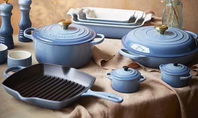 Win a Le Creuset Cookware Set in Chambray Blue
