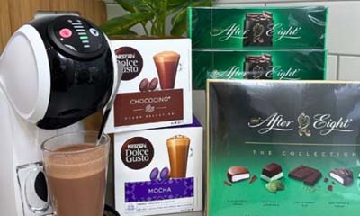 Free After Eight Chocolate and Gusto Coffee Machine