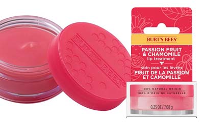 Free Burt's Bees Passion Fruit & Chamomile Lip Mask