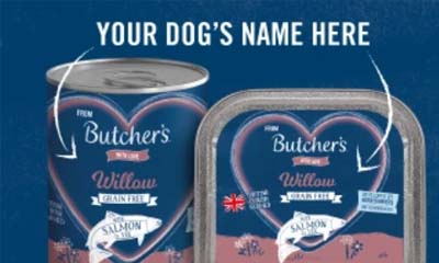 Free Butcher's Dog Food Personalised Tin