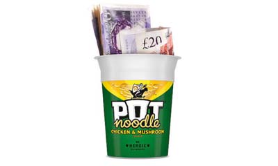 Free Cash from Pot Noodle