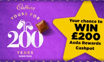 Free Â£200 ASDA Cashpot from Cadbury