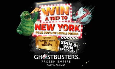Free Ghostbusters Frozen Empire Goodie Bags