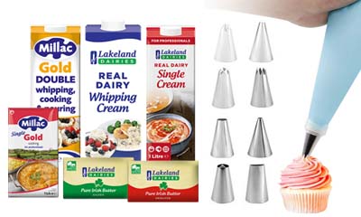 Free Lakeland Dairies Bundle and Piping Bag